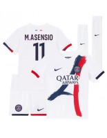 Paris Saint-Germain Marco Asensio #11 Bortedraktsett Barn 2024-25 Korte ermer (+ bukser)